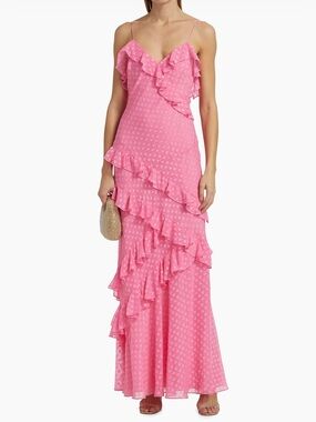 NWT LoveShackFancy Rialto Carnation Hearts Dress